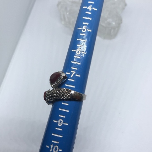 BUNDLE lot two statement wrap look ring costume trendy - Picture 5 of 7